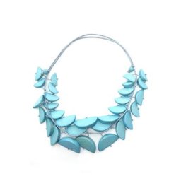 COLLEZIONE ALESSANDRO Lange Kette Lara, Holz in Melonenform