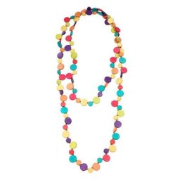 COLLEZIONE ALESSANDRO Lange Kette Cebu, aus echtem Holz