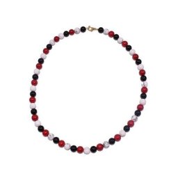 Firetti Collier Edelstein, Made in Germany - mit Koralle, Howlith, Onyx