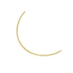 Luigi Merano Goldkette 2-reihig, Kordelkette und Kugelkette, Gold 375