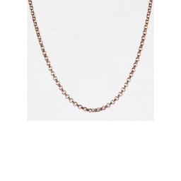Firetti Edelstahlkette Erbskettengliederung, 2,4 mm breit, roségoldfarben, Made in Germany