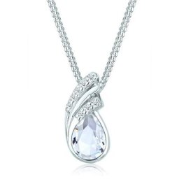 Elli Collierkettchen Tropfen Drop Kristalle 925 Silber