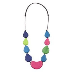 COLLEZIONE ALESSANDRO Lange Kette Princesa, aus echtem Holz