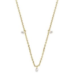 Fossil Kette mit Anhänger SADIE, JA7131710, mit Zirkonia