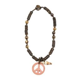 COLLEZIONE ALESSANDRO Kette mit Anhänger Peace, Peace Symbol