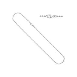JOBO Silberkette, Kugelkette 925 Silber 50 cm 2,5 mm