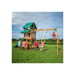 Backyard Discovery Spielturm Belmont, mit Schaukeln und Rutsche