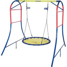 Hudora Nestschaukel Schaukelgestell 64023, BxLxH: 207x230x215 cm, mit Nestschaukel 120 cm