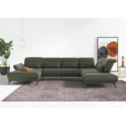 INOSIGN Wohnlandschaft Coco, Sitztiefen-, Arm- und Kopfteilverstellung, Cord-Bezug, Fußhöhe 15 cm