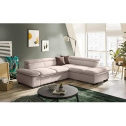 Home affaire Ecksofa, mit Ottomane, wahlweise mit Bettfunktion und Bettkasten
