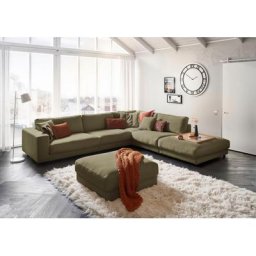 3C Candy Ecksofa Enisa II, incl. 3 Flatterkissen, wahlweise mit Flecken-Schutz-Bezug Easy care