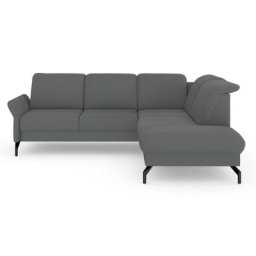 sit&more Ecksofa Fashion, wahlweise mit Kopfteilverstellung und Vorziehsitz, motorisch