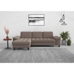 sit&more Ecksofa, Recamiere, mit oder ohne Bettfunktion, Bettkasten, Füße wengefarben