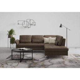 INOSIGN Ecksofa Palm Beach, Federkern, mit Sitztiefenverstellung, wahlweise mit Bettfunktion