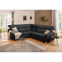 Home affaire Ecksofa Alrik, gleichschenklige Polsterecke, mit Schlaffunktion und Bettkasten