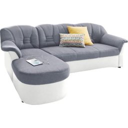 DOMO collection Ecksofa Elva, wahlweise mit Bettfunktion und Federkern