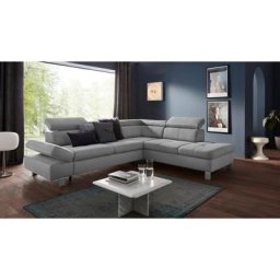 exxpo - sofa fashion Ecksofa, mit Kopf- bzw. Rückenverstellung, wahlweise mit Bettfunktion