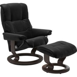 Stressless® Relaxsessel Mayfair (Set, Relaxsessel mit Hocker), mit Hocker, mit Classic Base, Größe S, M & L, Gestell Wenge