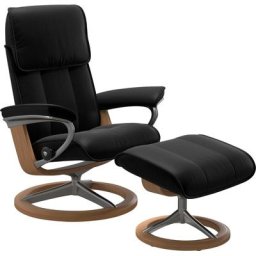 Stressless® Relaxsessel Admiral (Set, Relaxsessel inkl. Hocker), mit Signature Base, Größe M & L, Gestell Eiche