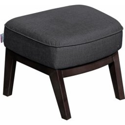 TOM TAILOR Hocker COZY, mit Kedernaht, Füße wengefarben