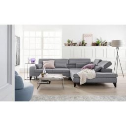 GALLERY M branded by Musterring Ecksofa Felicia, mit Holzfuß, wahlweise mit manuellem oder motorischem Sitzvorzug