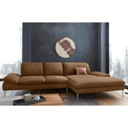 W.SCHILLIG Ecksofa enjoy&MORE, mit Sitztiefenverstellung, Füße Chrom glänzend, Breite 340 cm