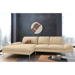 W.SCHILLIG Ecksofa enjoy&MORE, mit Sitztiefenverstellung, Füße silber matt, Breite 340 cm