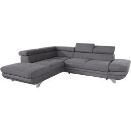 COTTA Polstergarnitur, (Set), Set: bestehend aus Ecksofa und Hocker, wahlweise mit Bettfunktion