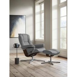 Stressless® Relaxsessel Mayfair, mit Cross Base, Größe S, M & L, Holzakzent Braun