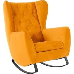 3C Candy Schaukelsessel Beatrice, Ohrensessel mit Knopfheftung