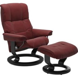 Stressless® Relaxsessel Mayfair (Set, Relaxsessel mit Hocker), mit Hocker, mit Classic Base, Größe S, M & L, Gestell Schwarz