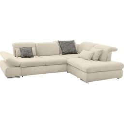 set one by Musterring Ecksofa SO4100, Ottomane links oder rechts bestellbar, wahlweise mit Bettfunktion