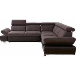 exxpo - sofa fashion Ecksofa, inklusive Kopfteil- und Armteilverstellung, wahlweise mit Bettfunktion