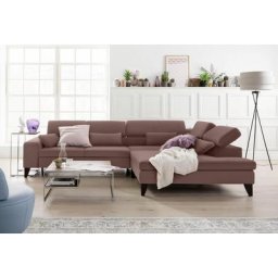 GALLERY M branded by Musterring Ecksofa Felicia, mit Holzfuß, wahlweise mit manuellem oder motorischem Sitzvorzug