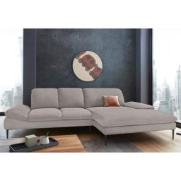 W.SCHILLIG Ecksofa enjoy&MORE, Sitztiefenverstellung, Füße schwarz pulverbeschichtet, Breite 310 cm