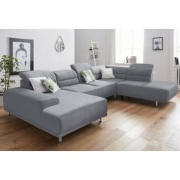 sit&more Wohnlandschaft, mit Federkern, inklusive Kopfteil- und Sitztiefenverstellung