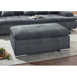 Mr. Couch Hocker, wahlweise mit Kaltschaum (140kg Belastung/Sitz) und AquaClean-Stoff
