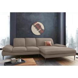 W.SCHILLIG Ecksofa enjoy&MORE, Sitztiefenverstellung, Füße schwarz pulverbeschichtet, Breite 310 cm