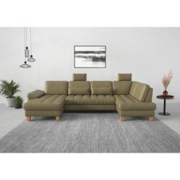 sit&more Wohnlandschaft, wahlweise mit Bettfunktion, Bettkasten, Sitztiefenverstellung