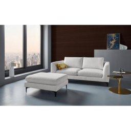 Places of Style 2-Sitzer Nixon, mit Metall Beinen