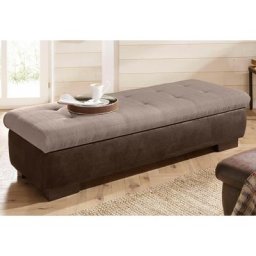 Home affaire Hocker Bergen, mit Staufach, 161 cm breit