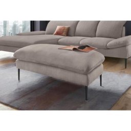 W.SCHILLIG Hocker enjoy&MORE, Füße schwarz pulverbeschichtet, Breite 106 cm