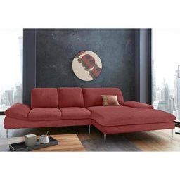 W.SCHILLIG Ecksofa enjoy&MORE, mit Sitztiefenverstellung, Füße Chrom glänzend, Breite 310 cm