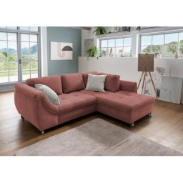 INOSIGN Ecksofa Agira, mit Bettfunktion und Zierkissen