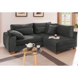 Home affaire Ecksofa Helena Luxus, bis zu 140 kg pro Sitzfläche, incl. 2 Nierenkissen und 3 Zierkissen