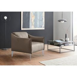 W.SCHILLIG Cocktailsessel sally, mit Metall-Winkelfüßen in Silber matt
