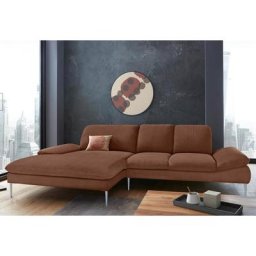 W.SCHILLIG Ecksofa enjoy&MORE, mit Sitztiefenverstellung, Füße silber matt, Breite 310 cm