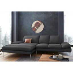 W.SCHILLIG Ecksofa enjoy&MORE, mit Sitztiefenverstellung, Füße Chrom glänzend, Breite 310 cm