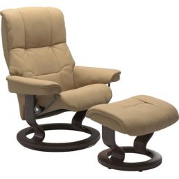 Stressless® Relaxsessel Mayfair (Set, Relaxsessel mit Hocker), mit Hocker, mit Classic Base, Größe S, M & L, Gestell Wenge
