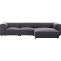 W.SCHILLIG Ecksofa around-the-block, mit eleganter Biese, mit Federkern, Breite 341 cm